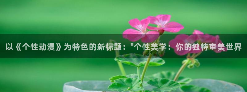 age动漫下载网：以《个性动漫》为特色的新标题：\