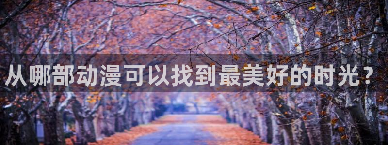 age专注动漫的门户网站：从哪部动漫可以找到最美好的时光？